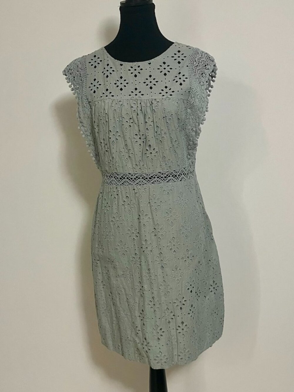 Mango Green Short Dress